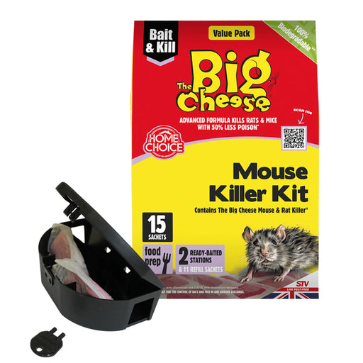 The Big Cheese Mouse Killer Kit 15 Sachet