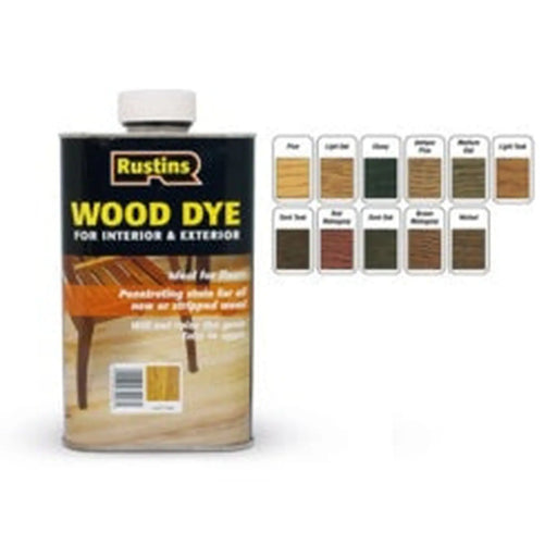 Rustins Interior & Exterior Wood Dye 250ml Red Mahogany