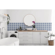 Stax d-c-fix® Self Adhesive Wall Tile Nadia Blue 15cm x 15cm / Pack Of 6