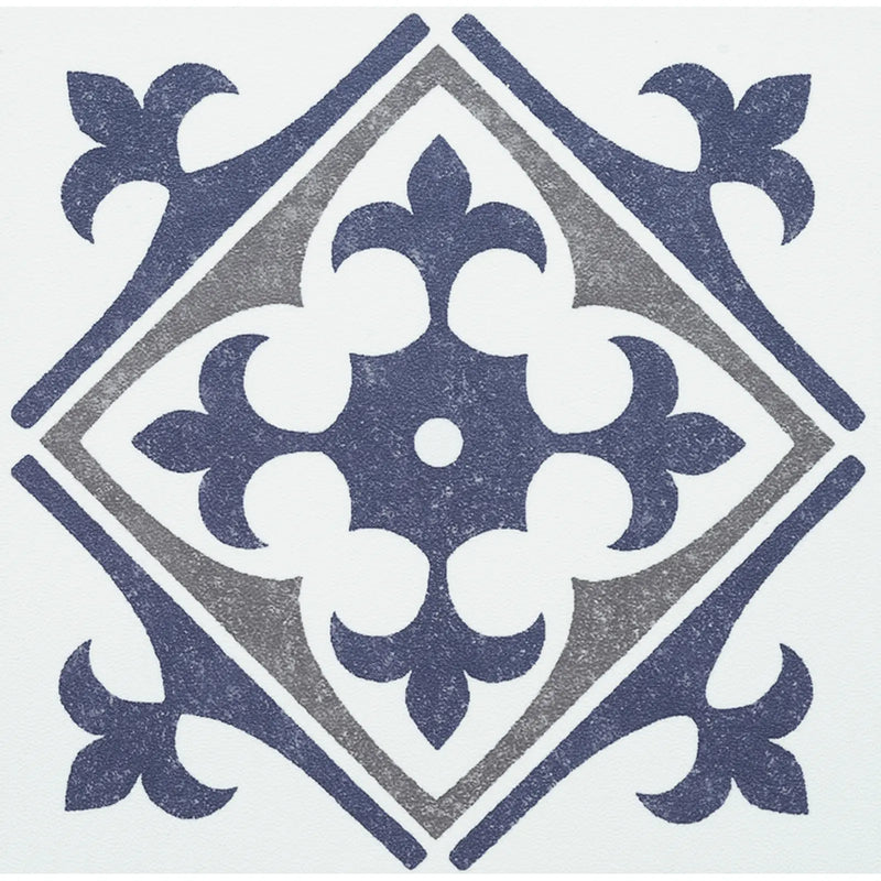 Stax d-c-fix® Self Adhesive Wall Tile Nadia Blue 15cm x 15cm / Pack Of 6