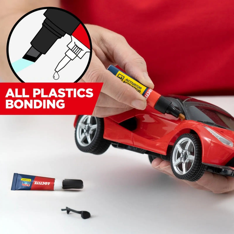 Loctite Super Glue All Plastics 2gm + 4ml