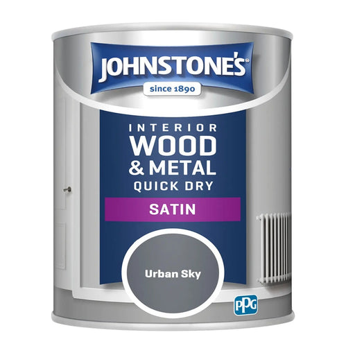 Johnstone's Quick Dry Satin 750ml Urban Sky
