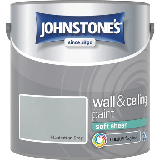 Johnstone's Wall & Ceiling Soft Sheen 2.5L Manhattan Grey