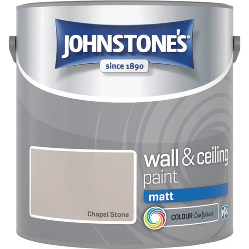 Johnstone's Wall & Ceiling Matt 2.5L Chapel Stone