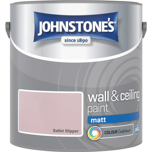 Johnstone's Wall & Ceiling Matt 2.5L Ballet Slipper