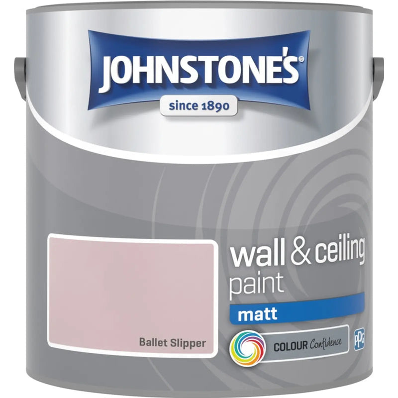 Johnstone's Wall & Ceiling Matt 2.5L Ballet Slipper