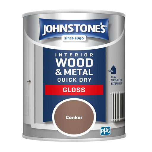 Johnstone's Quick Dry Gloss 750ml Conker