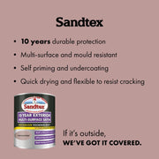 Sandtex 10 Year Exterior Multi Surface Satin 750ml Vintage Pink