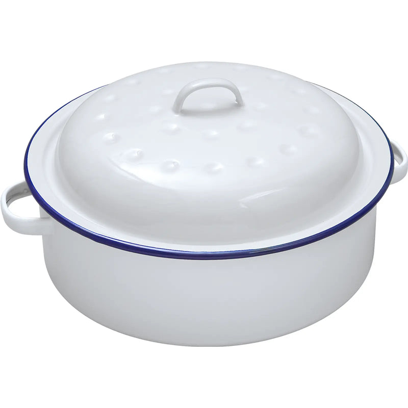 Falcon Falcon Roaster Round - Traditional White 26cm x 11D