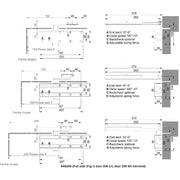 Arrone Silver Door Closer 2-4