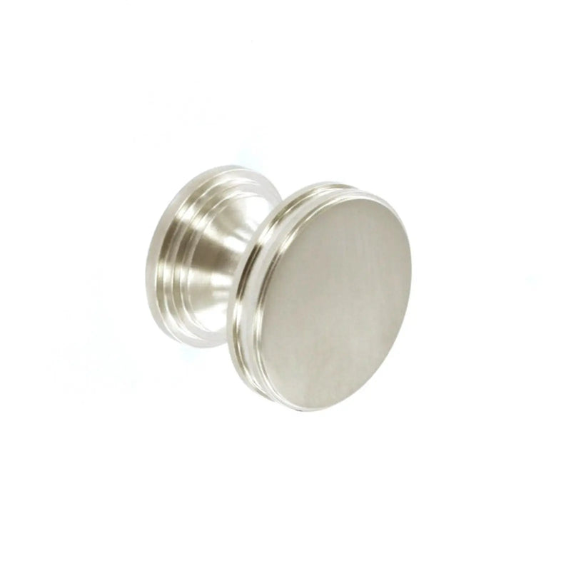 Smiths Architectural Grooved Stepped Knob 40mm Satin Nickel