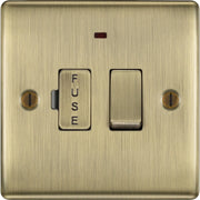 BG Antique Brass Switched Fused Connection Unit 13amp