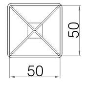 Picardy Fence Grip Spike 50 x 50 x 300mm