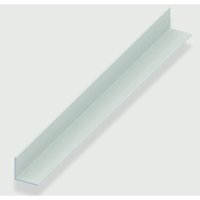 Rothley Angle Equal Sided - White Plastic 25mm x 25mm x 2mm x 2m