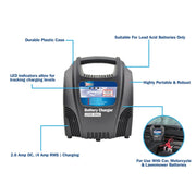Streetwize Battery Charger - Plastic Cased 12V/4Amp
