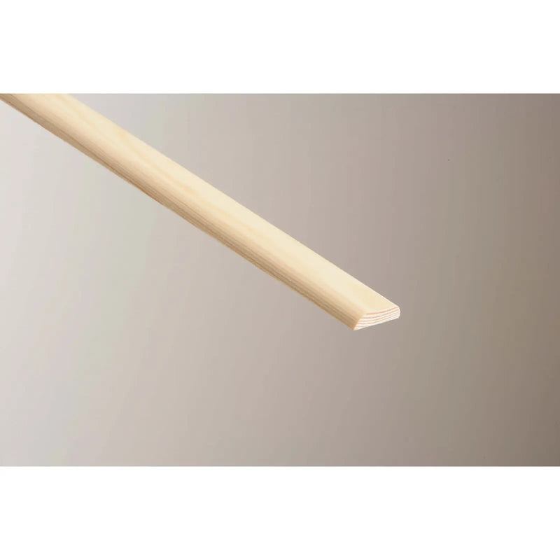Cheshire Mouldings D Moulding Pine 9 x 34mm x 2.4m