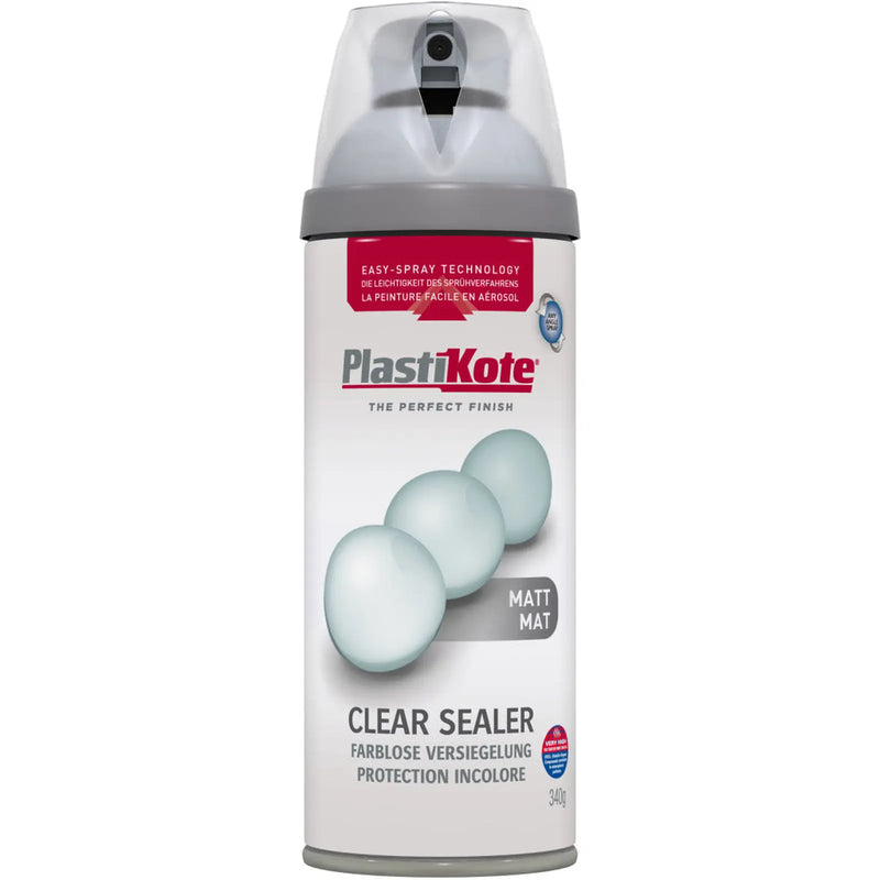 PlastiKote Twist & Spray Paint 400ml Clear Acrylic Matt