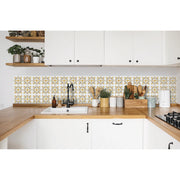 Stax d-c-fix® Self Adhesive Wall Tile Nadia Gold 15cm x 15cm / Pack Of 6