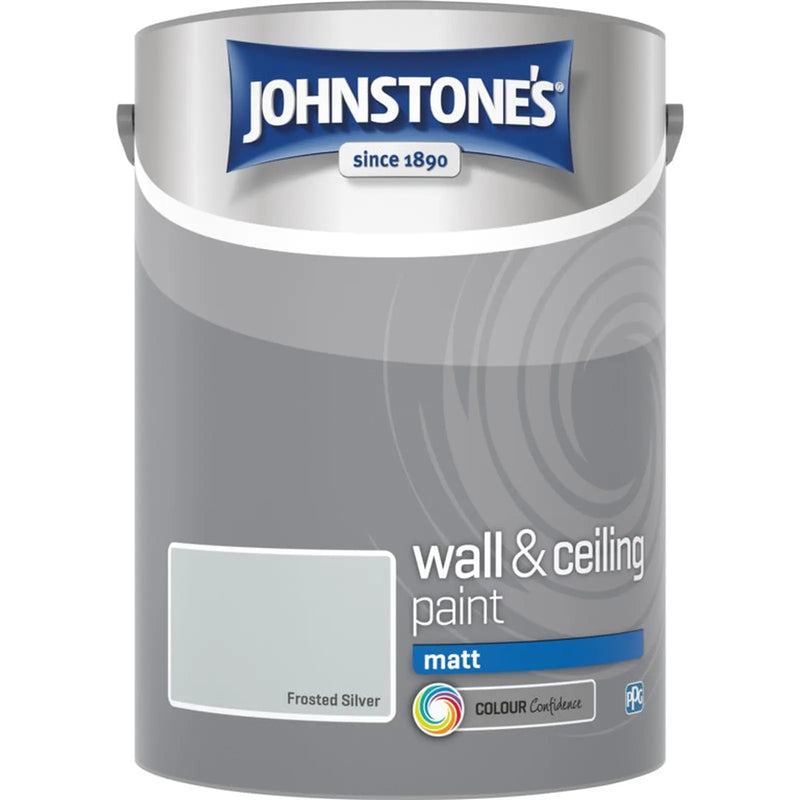 Johnstone's Wall & Ceiling Matt 5L Frosted Silver