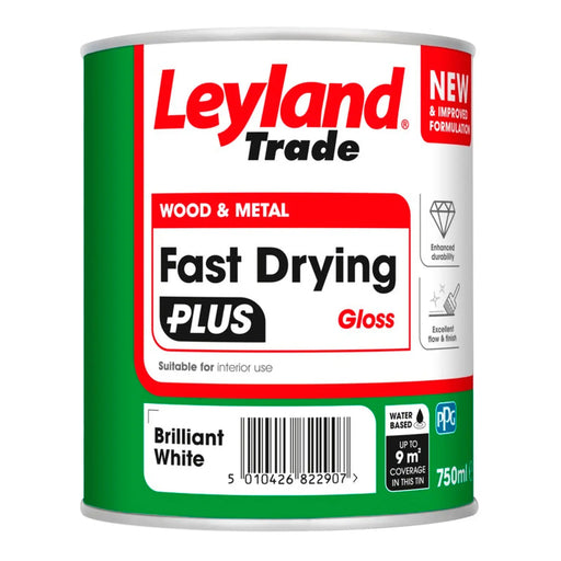 Leyland Trade Fast Drying Plus Gloss 750ml BW