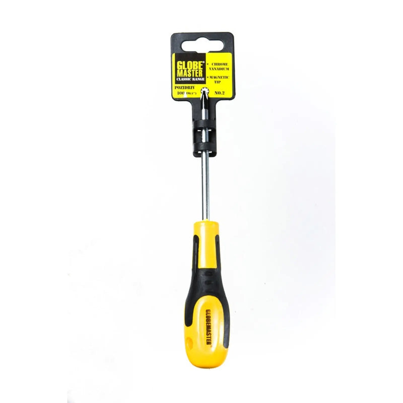 Globemaster Pozidrive Prof Screwdriver No2 100mm No.2 (4")