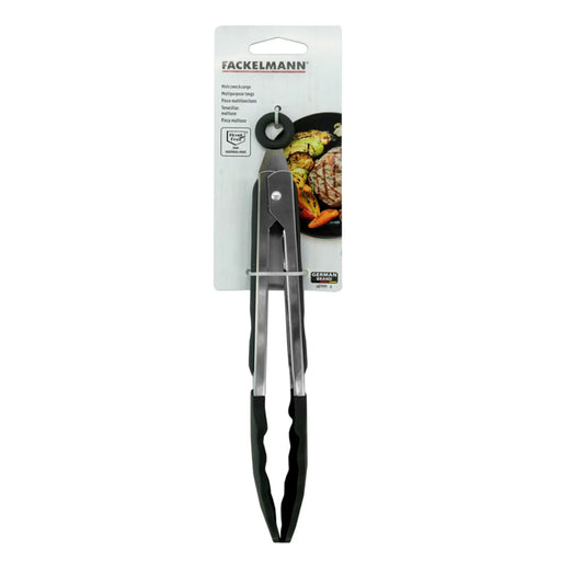 Fackelmann Stainless Steel Tongs With Silicone Head
