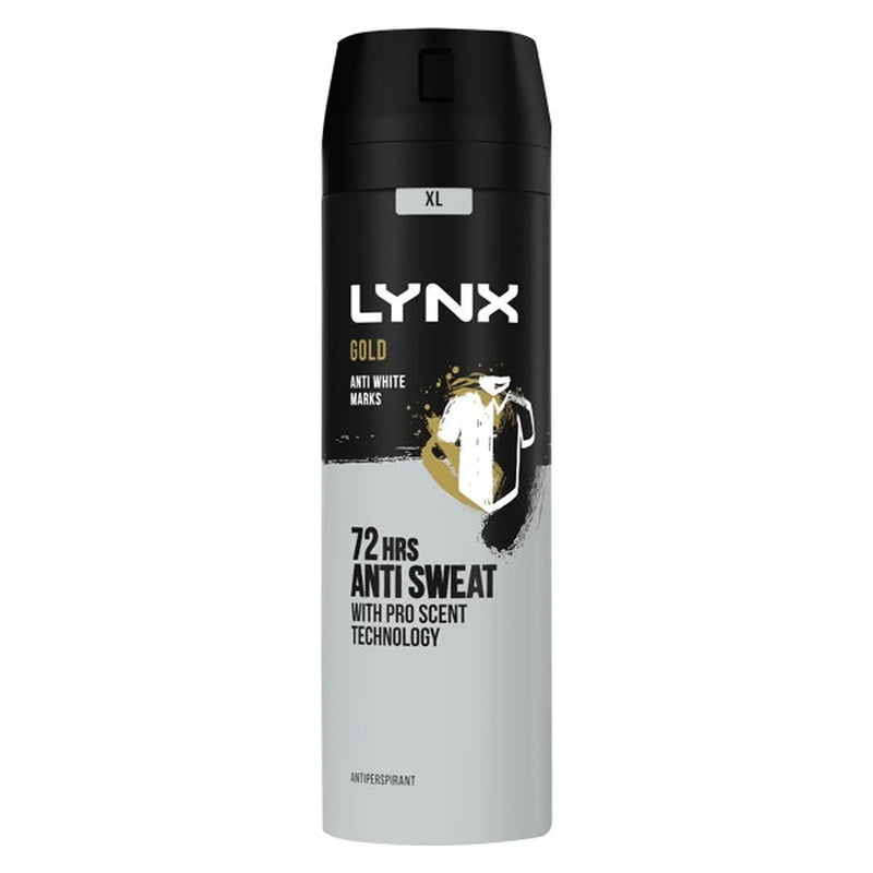 Lynx Anti Perspirant Aersol 200ml Gold