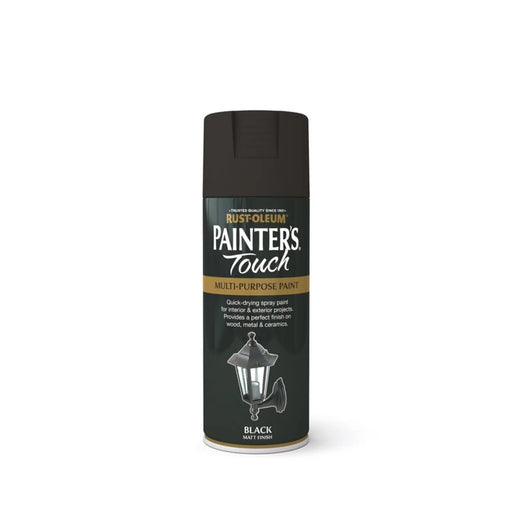 Rustoleum Painter's Touch Aerosol 400ml Black Matt