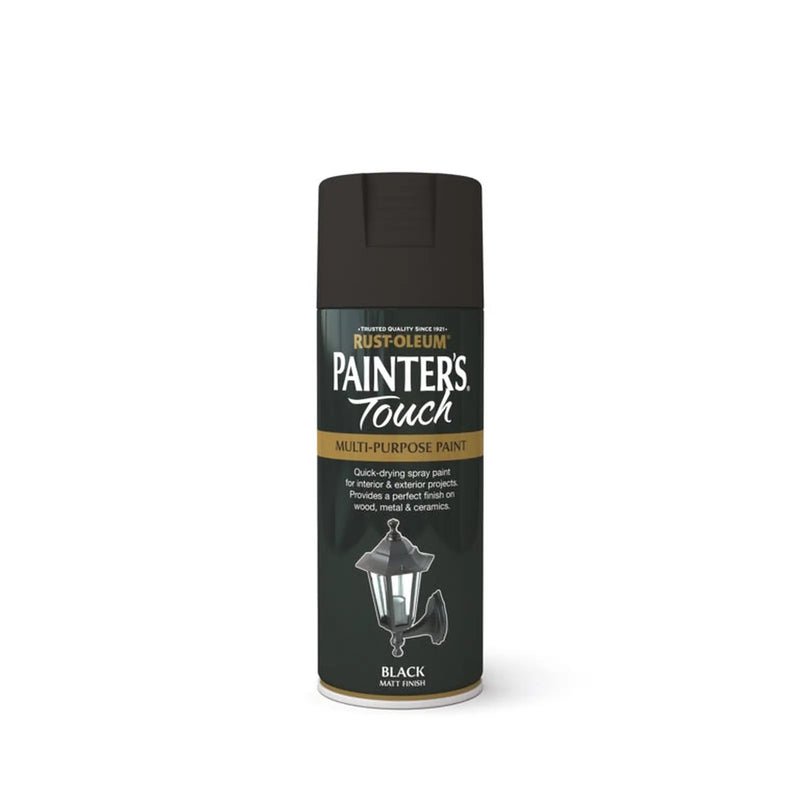 Rustoleum Painter's Touch Aerosol 400ml Black Matt