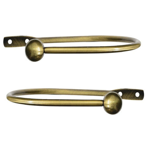 Jones Interiors Cosmos Metal Holdback Antique Brass