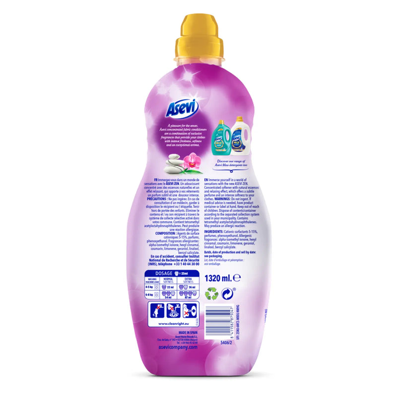 Asevi Sensations Fabric Softener 1320ml Zen
