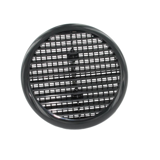 Securit Circular Louvered Vent 165mm Black