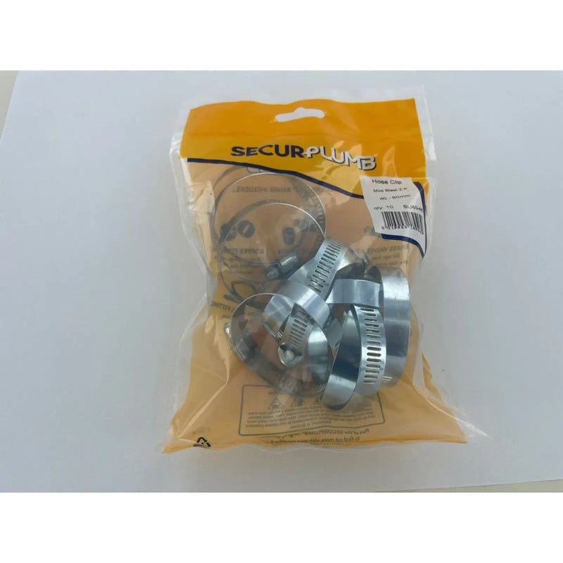 Securplumb Hose Clip 40-60mm Pack 10