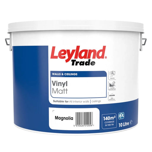 Leyland Trade Vinyl Matt 10L Magnolia