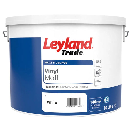Leyland Trade Vinyl Matt 10L White