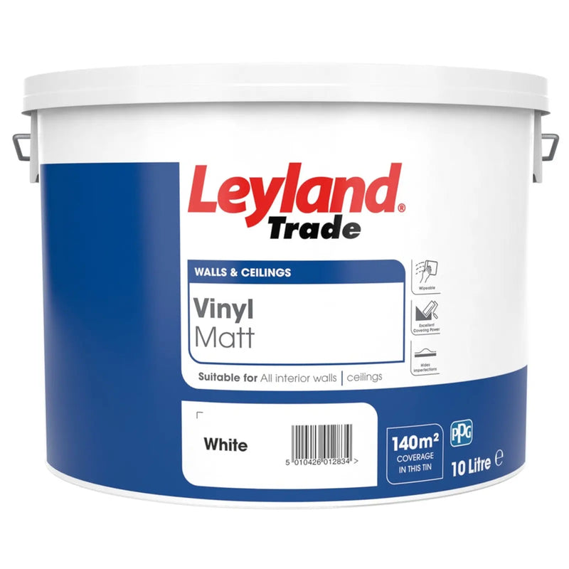 Leyland Trade Vinyl Matt 10L White