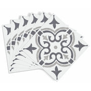 Stax d-c-fix® Self Adhesive Wall Tile Jamila Grey 15cm x 15cm / Pack Of 6