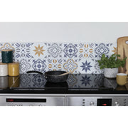 Stax d-c-fix® Self Adhesive Wall Tile Jamila Grey 15cm x 15cm / Pack Of 6