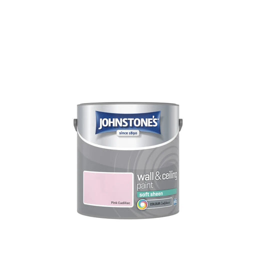 Johnstone's Wall & Ceiling Soft Sheen 2.5L Pink Cadillac