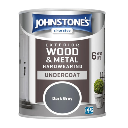Johnstone's Exterior Undercoat 750ml Dark Grey