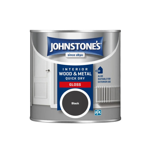 Johnstone's Quick Dry Gloss 250ml Black