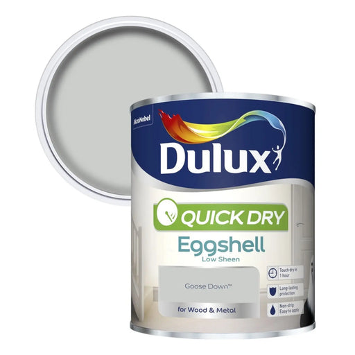 Dulux Quick Dry Eggshell 750ml Goose Down