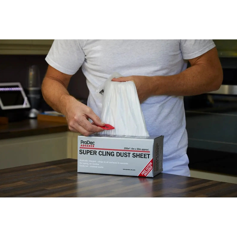 ProDec Super Cling Dust Sheet 100sqm