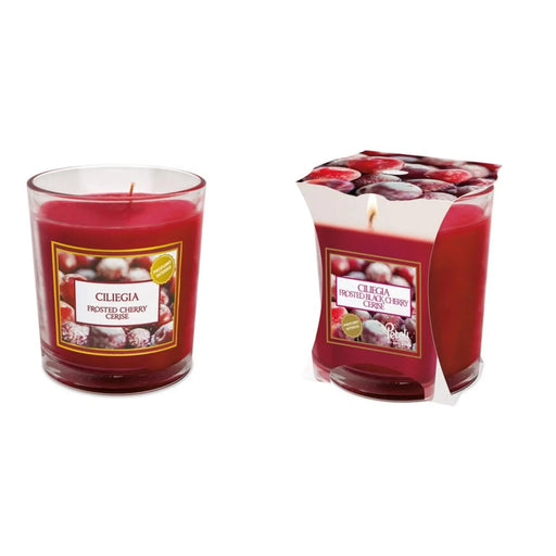 Aladino Medium Candle Jar Frosted Cherries