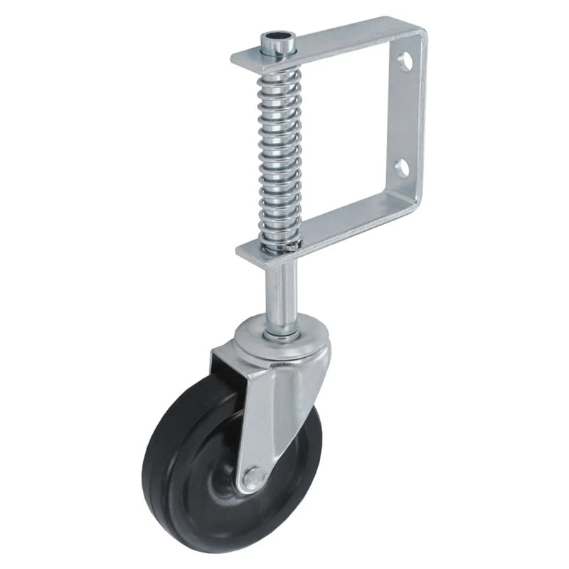 Smiths Ironmongery Spring Loaded Gate Castor 100mm