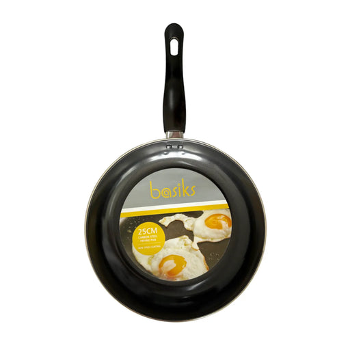 Basiks Carbon Steel Frying Pan 25cm