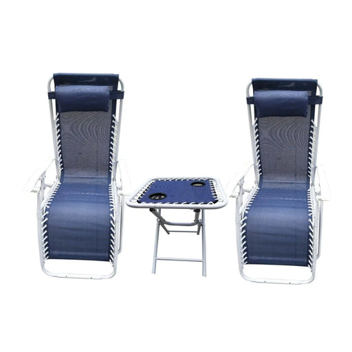 SupaGarden 3 Piece Zero Gravity Chair Set