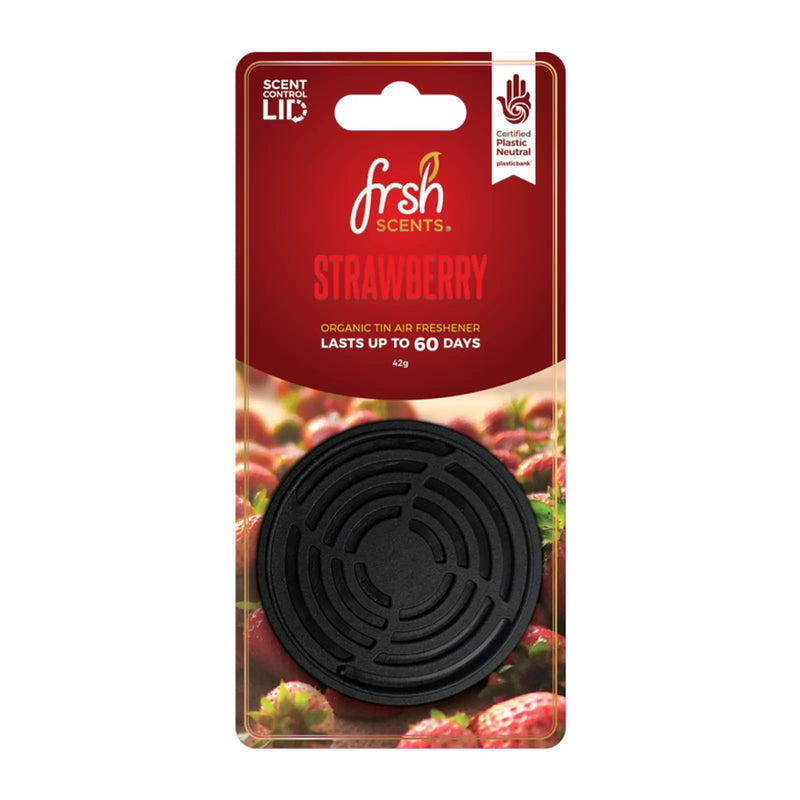 JRP Fresh Tin Air Freshener Carded Strawberry