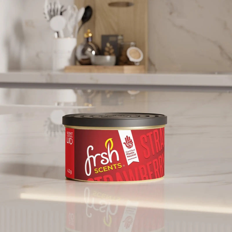 JRP Fresh Tin Air Freshener Carded Strawberry