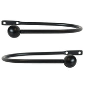 Jones Interiors Cosmos Metal Holdback Black